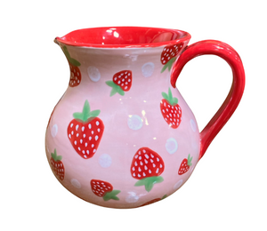 Fort McMurray Strawberry Pitcher