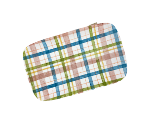 Fort McMurray Fall Plaid Plate