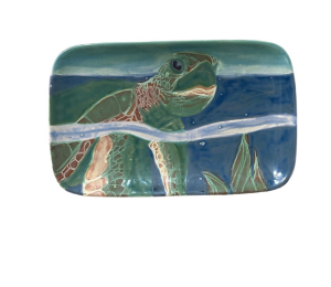 Fort McMurray Swimming Turtle Plate