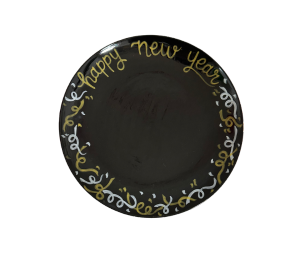 Fort McMurray New Year Confetti Plate