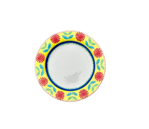 Fort McMurray Floral Charger Plate