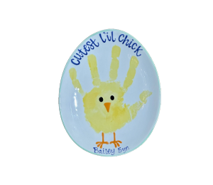 Fort McMurray Little Chick Egg Plate