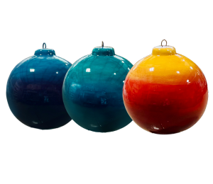 Fort McMurray Jewel Toned Ombre Ornament