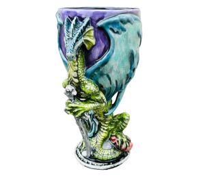 Fort McMurray Antique Dragon Goblet