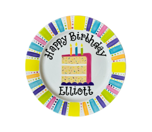 Fort McMurray Birthday Cake Plate